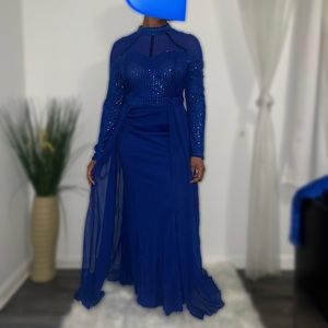 Blue Formal Dress (Prom, Gala)